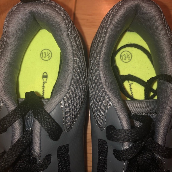 Boys Gray & Black Champion Sneakers - Picture 5 of 6